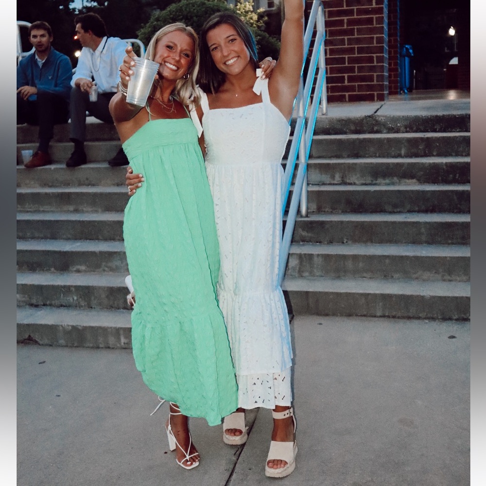WHITE MAXI DRESS